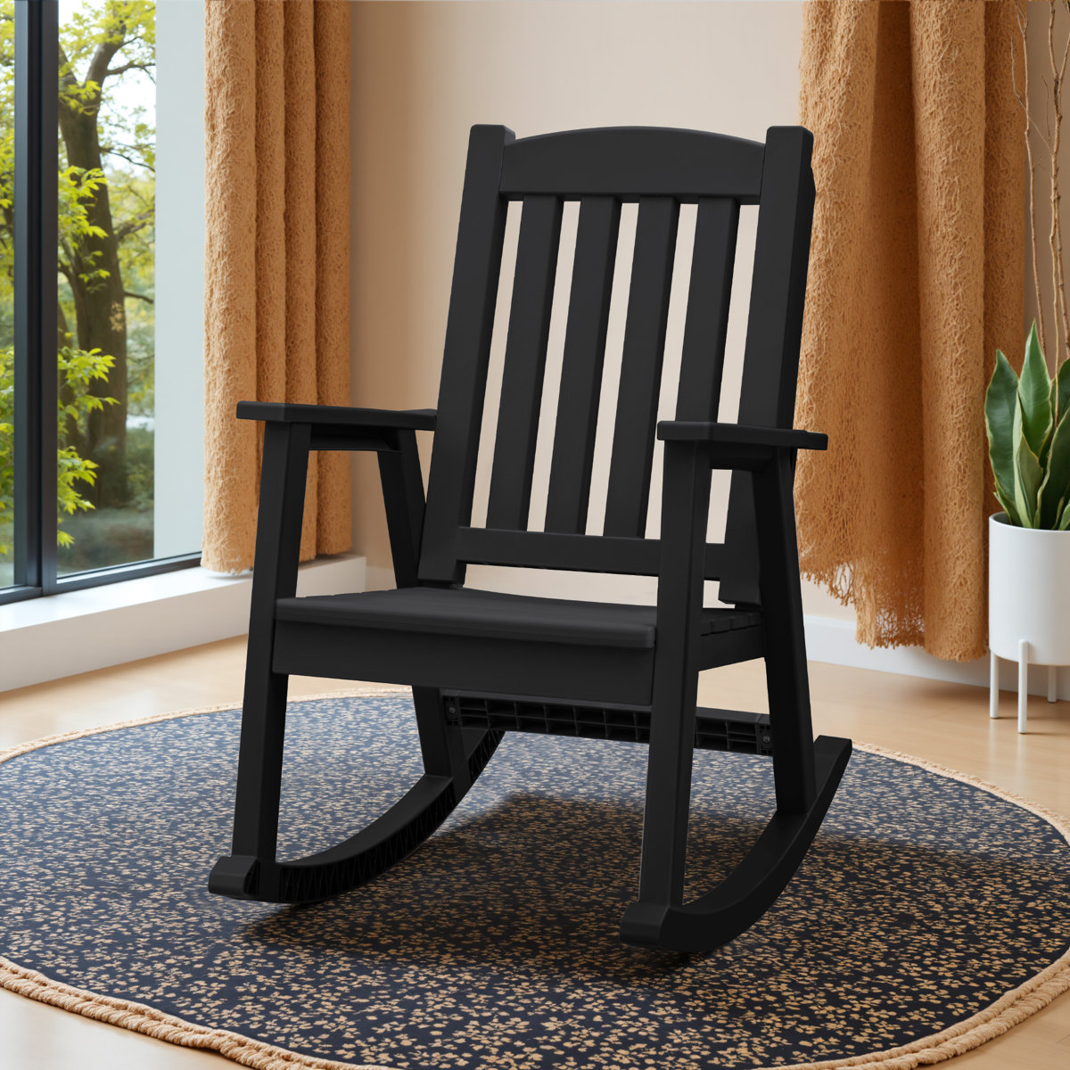 Winston Porter Plastic Rocking Chairs For Outdoor Use, Perfect For ...