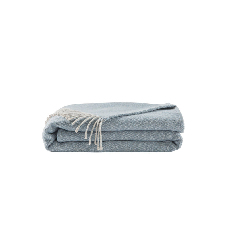 DIVIN Machine Woven Throw Blanket, Blue