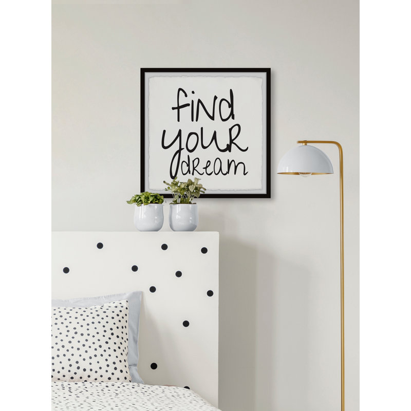 Find Your Dream V - Single Picture Frame Print, 81cm H x 81cm W x 3.81cm D