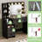 Arnstein Makeup Vanity with Lighted Mirror and Built-In Outlets-840386044