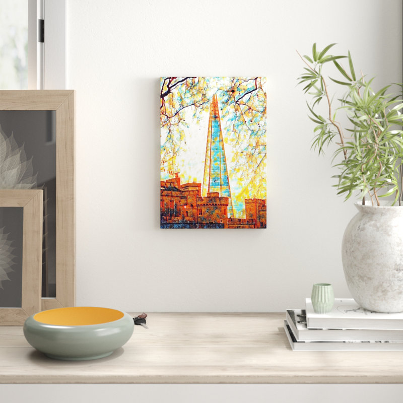 The Shard Building London (2) Art - Wrapped Canvas, 50cm H x 35cm W