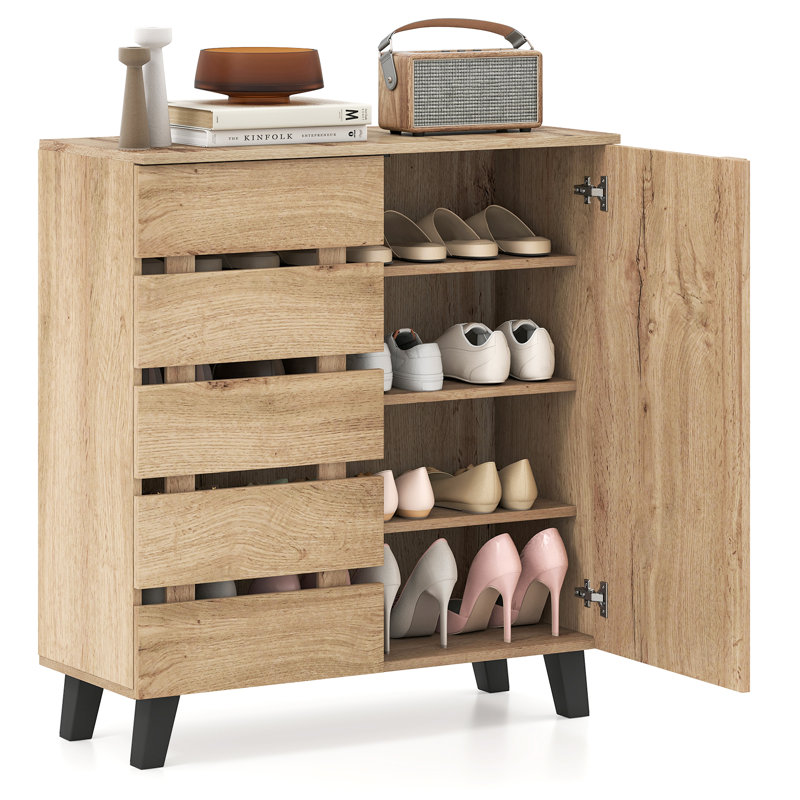 16 Pair Shoe Storage Cabinet