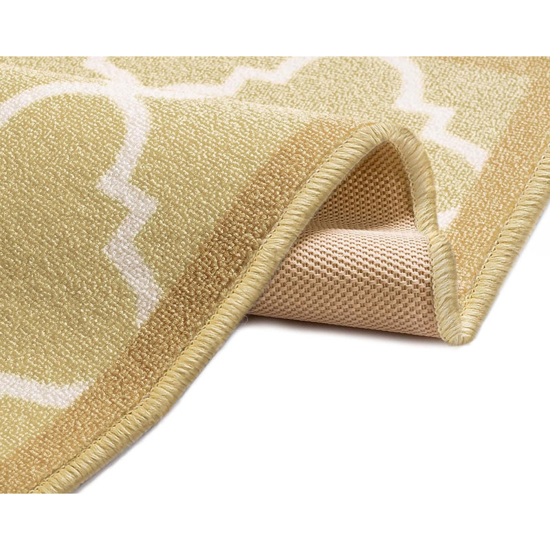 Tapis d'escalier antidérapant Gioanna Brooklyn, Beige