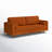 Geo 84" Upholstered Sofa-831081197