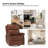Inglenook 32" Wide Genuine Leather Power Swivel Standard Recliner Set Of 2-1002143694