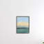 Conceptuel jaune océan coucher de soleil bleu peinture éclaboussures - Peinture-59974756-59974755