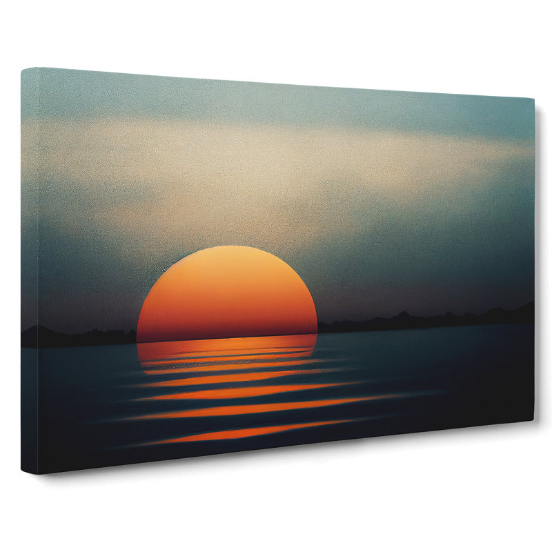 Cosmopolitan Seascape At Sunset - Wrapped Canvas Print, 50cm H x 76cm W x 3cm D