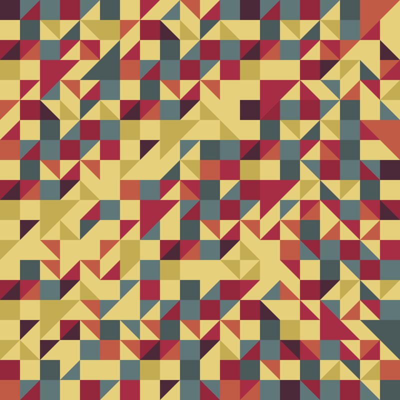 Seamless Pattern by Zager - Wrapped Canvas Print, 30cm H x 30cm W