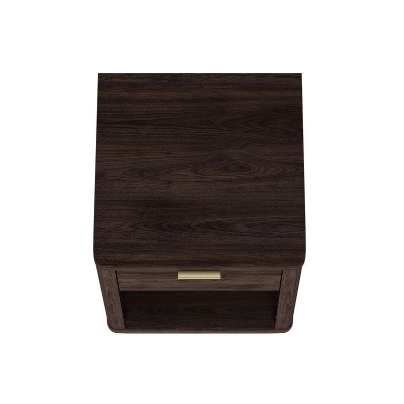 Table de chevet 20 po Evelyn en brun (table de chevet uniquement), Brun