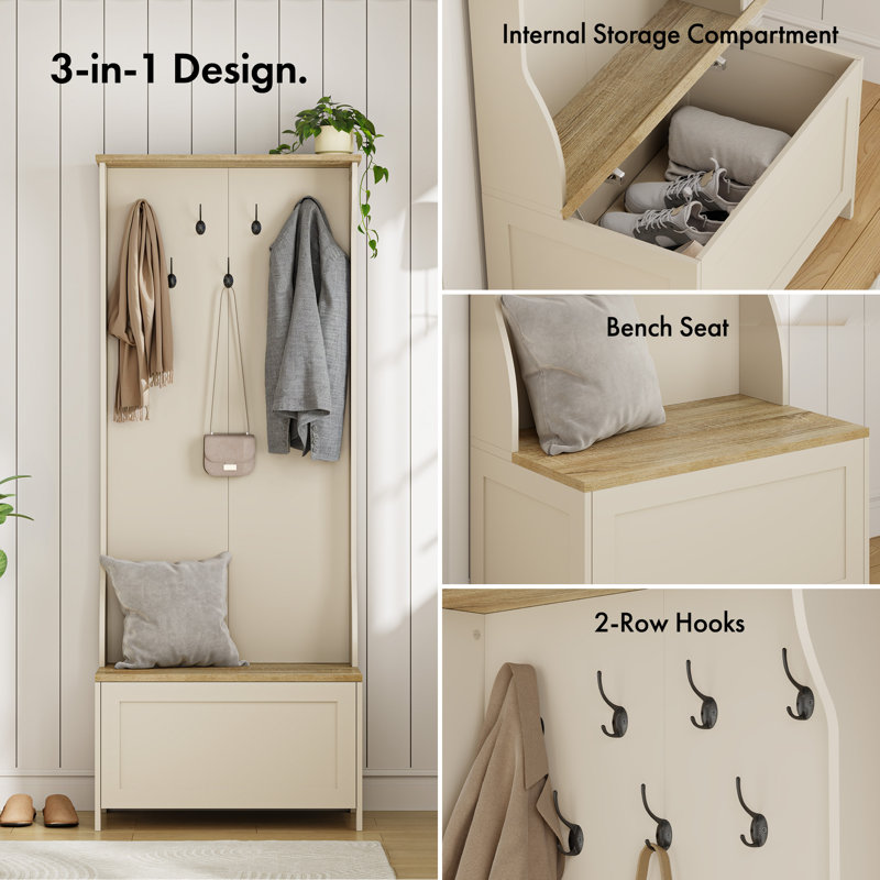 Particle Board Freestanding Valet Stand