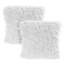 Cotton White Rectangular Backrest Cushion