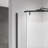 Pivot Shower Door, With 1/4" (6MM) Tempered Glass For Bathroom Shower Door36*36*72 INCH Matte Black(NO INCLUDED Neoangle Shower Base )-124947257