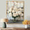 Photo pivoines par la grange laitière I - pivoines, reproduction d'art sur toile