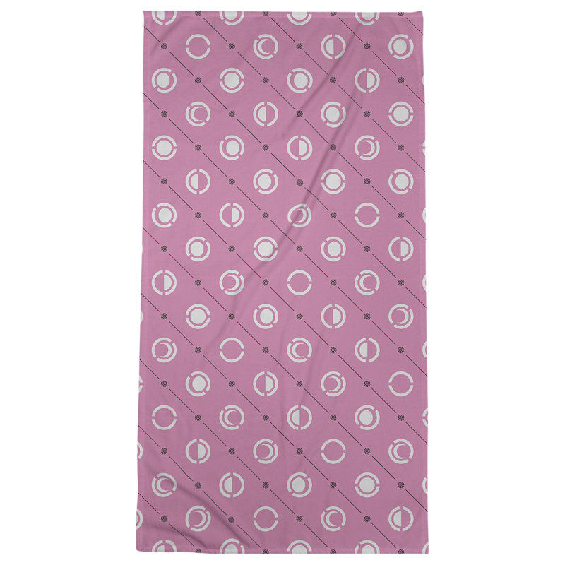 Serviette de bain Classic, Rose / gris / bleu marine