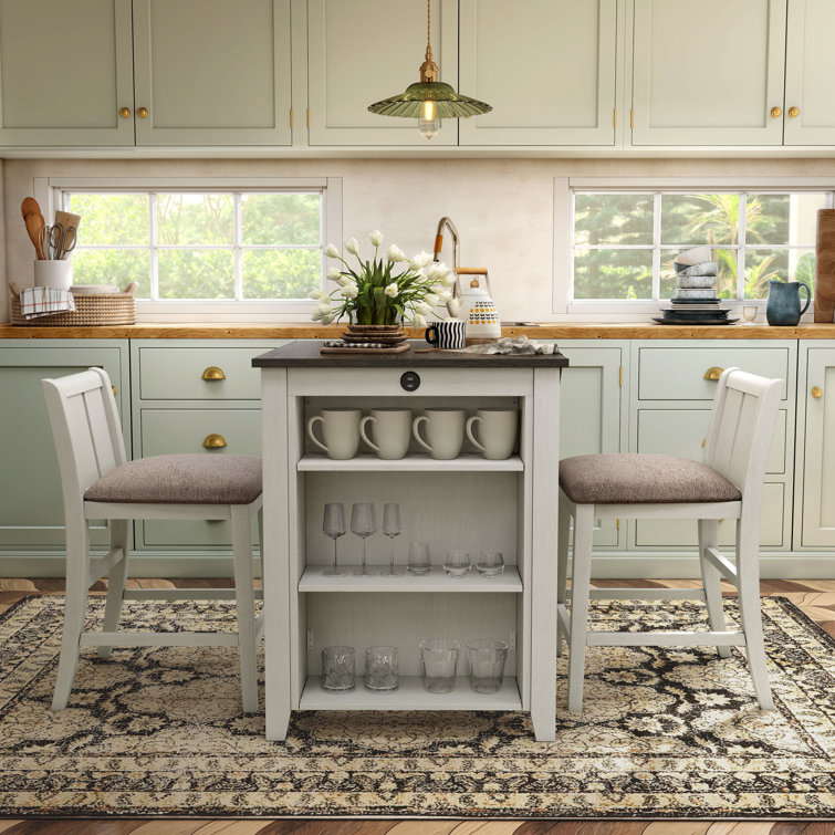Harte 3-Piece Counter Height Dining Table Set