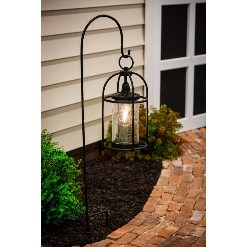 16.54'' Solar Powered Integrated LED Outdoor Lantern
