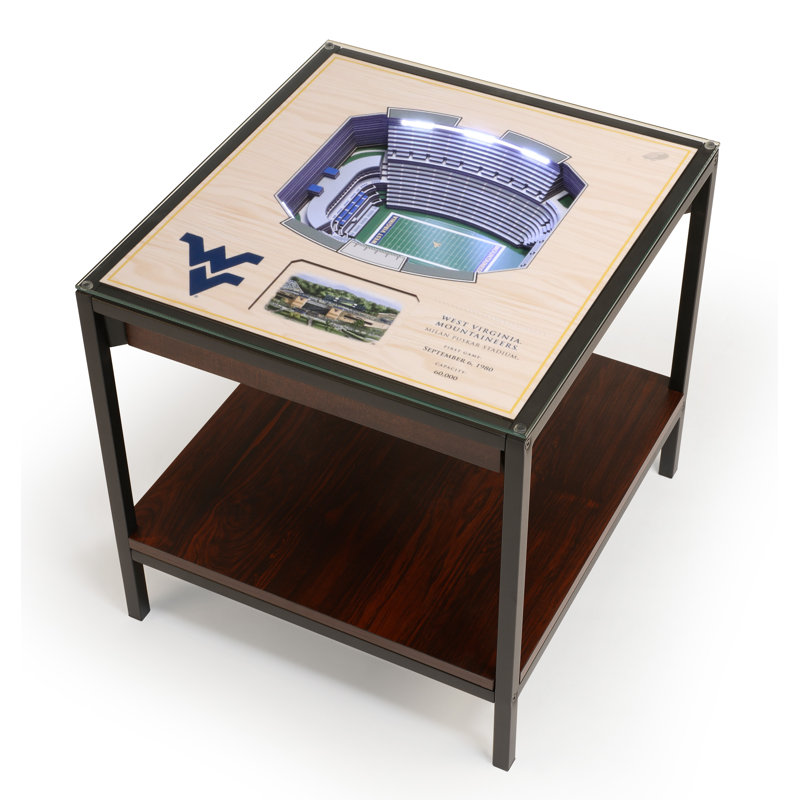 End Table, West Virginia Mountaineers