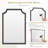 Wood Frame Accent Wall Mirror for Bathroom Bedroom-1308847604-1318155063