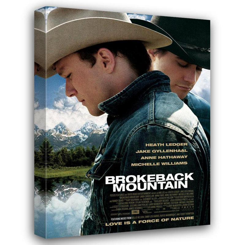 Brokeback Mountain, H 24 po x l 17 po