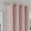 Austin 100% Blackout, Thermal Blue Curtains with Eyelet Header (PAIR) - 90x90 inch (229x229cm)-274096372-274096380