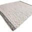 Tapis géométrique ivoire en jute et sisal tissé à plat à la main-1162197901