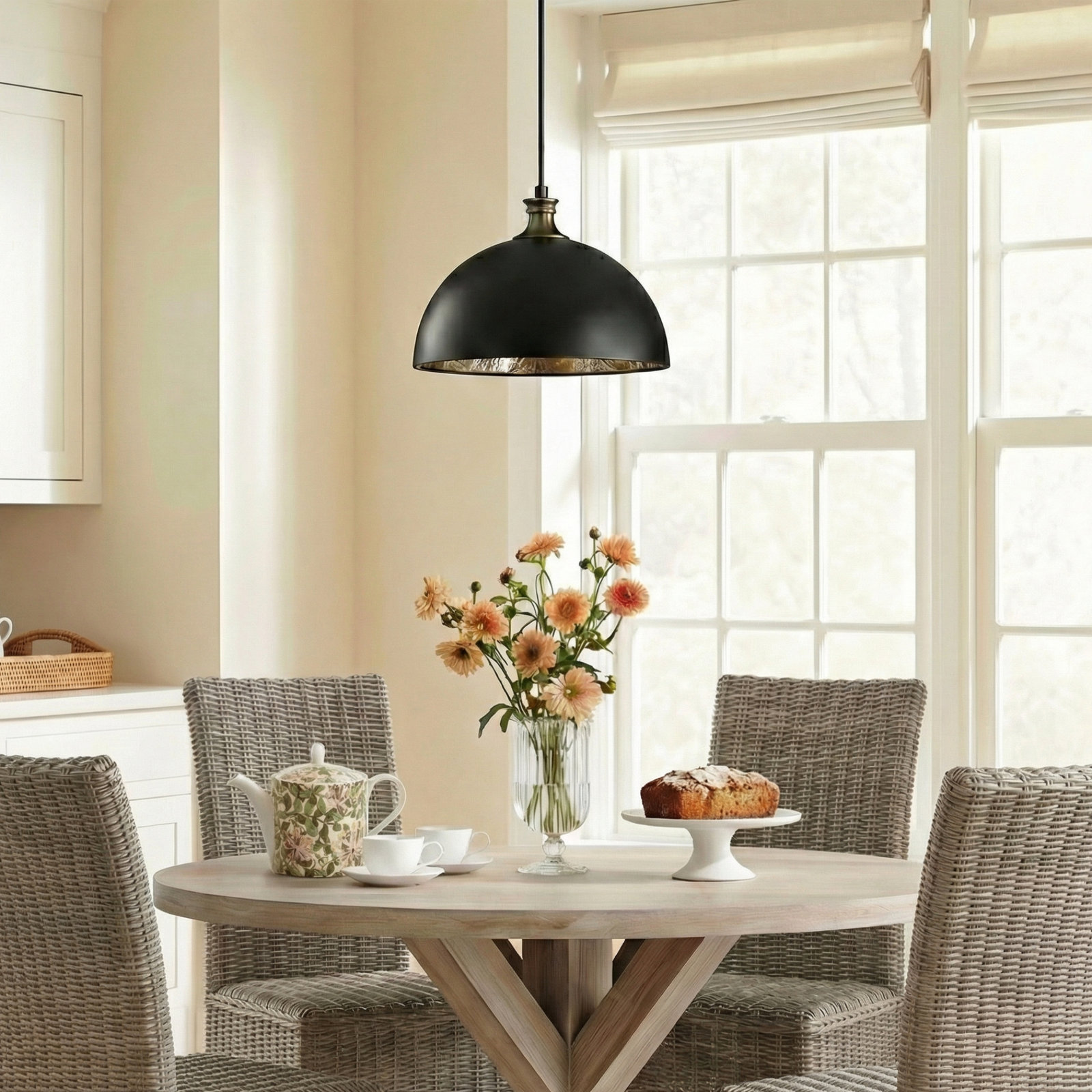 Asherman Single Light Metal Dimmable Pendant
