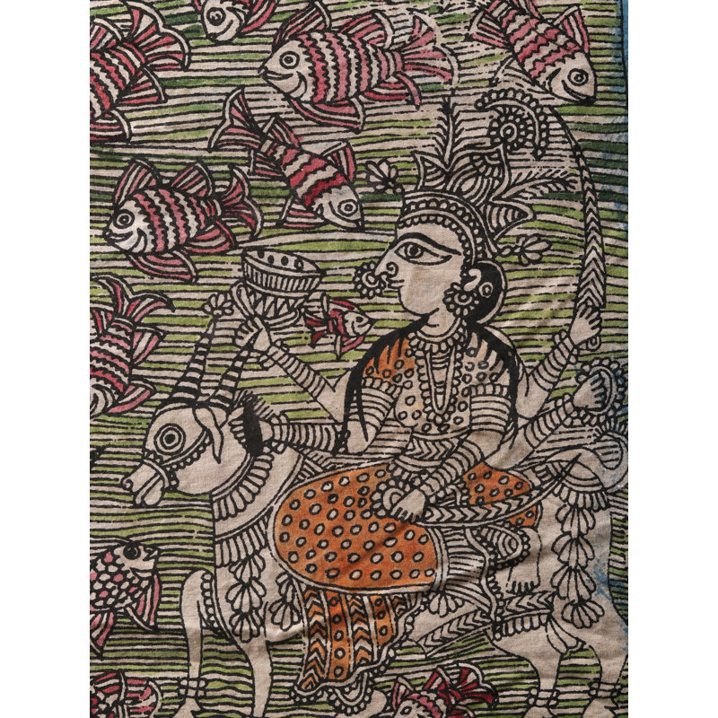 Culte de Devi Maa - Mata Ni Pachedi | Coton Madarpat | Par Dilip Chitara