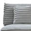 Ezo Armless Accent Chair, White Polyester Corduroy, Soft Cushioned-109470195