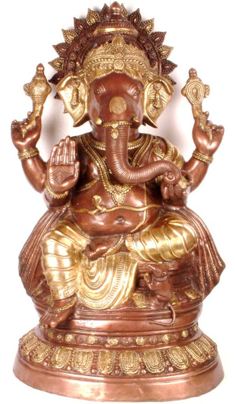 Grande taille Ganesha, le dieu des auspices
