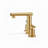 Modern Brushed Gold 8" Widespread 2-handle Bathroom Faucet With Pop-up Drain & Supply Lines, Lead-free 304 Stainless Steel-123130261
