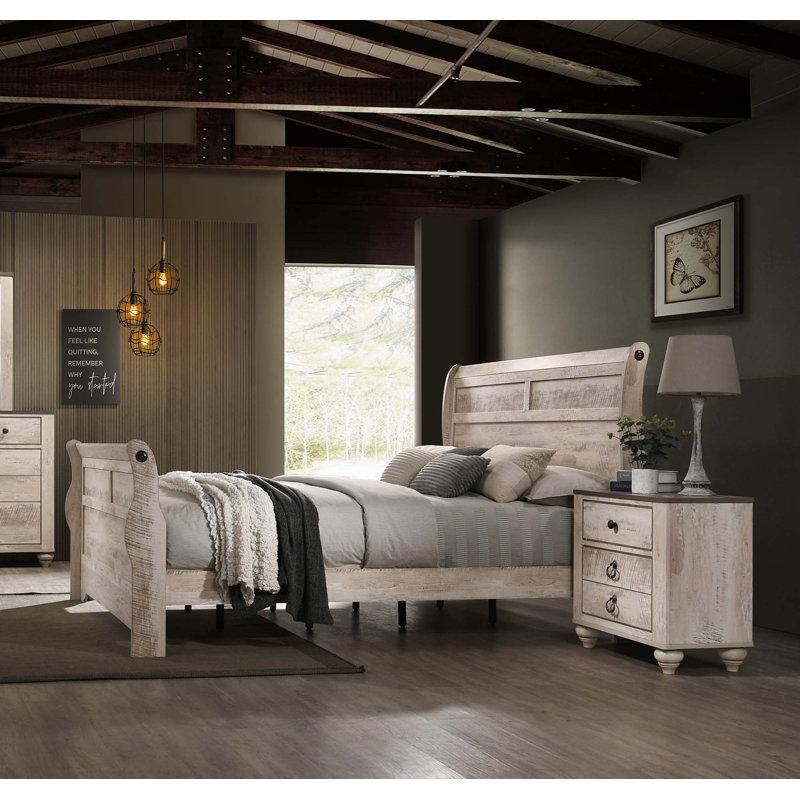 Ensemble de chambre à coucher 3 pièces, Très grand