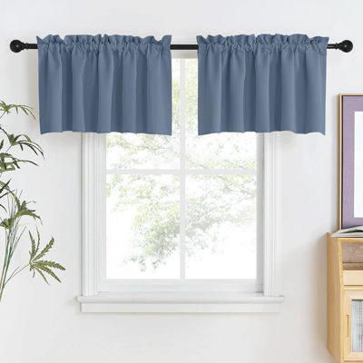 Polyester Blackout Rod Pocket Valance