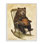 Giclée encadrée Happy Bear & Pot of Honey, design par George Dyachenko