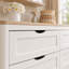 Ensemble de rangement de chambre à coucher moderne à 2 compartiments Abra (commode 6 tiroirs et table de chevet 2 tiroirs)-1220513473