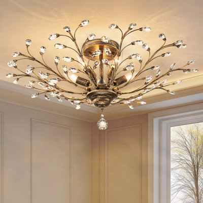 Plafonnier semi-encastré 5 lumières Jamei