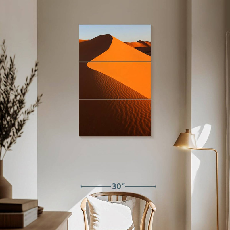 Dunes du désert d'Alvord Sahara, H 57 po x l 36 po