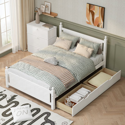 Wood Platform Storage Bed -  Alcott HillÂ®, 880E7BE88DAB4F1086B8F4DB1EFFACAC