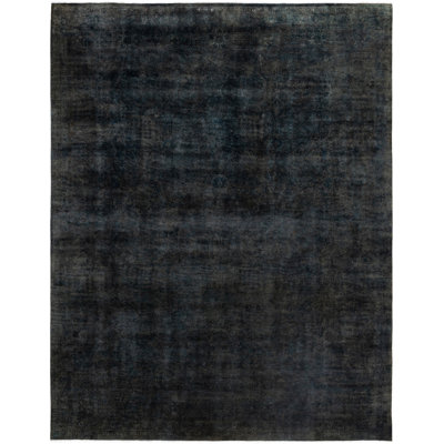 Overdyed One-of-a-Kind 9' 1" X 11' 8" Hand Knotted Area Rug