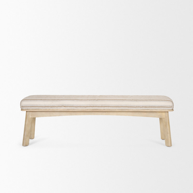 Banc en tissu Clyatt