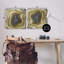 «Abstract Gold and Gray Agate Nature» par Sally Swatland - ensemble de 2 photographies-1120388733-1120160667