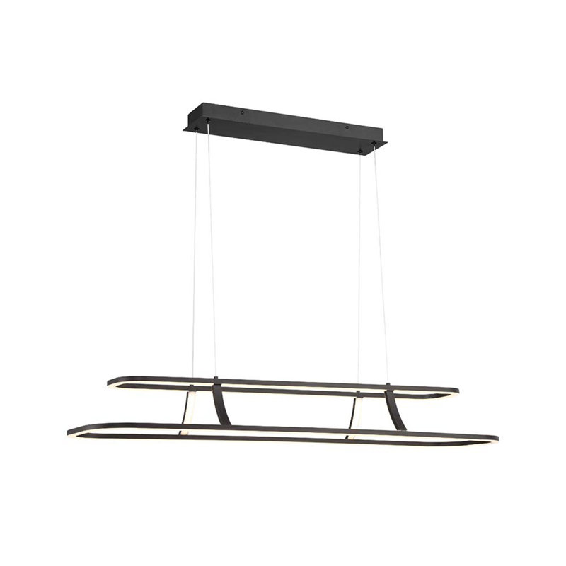 Cadoux 1 light Chandelier, Black