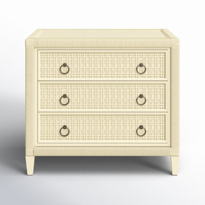 Monterey 3 Drawer Wicker Chest