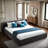 ?Modern Upholstered Queen Bed Frame with Plush Chenille Headboard | Sturdy Design-2146433176