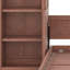 Lit escamotable compact avec bureau et tablettes de rangement-131344251