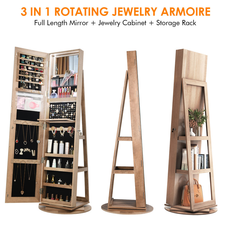 Blackhorse Jewelry Armoire, Brown