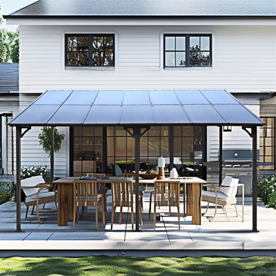 Outdoor Pergola Gazebo With Roof