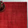 Natonia Shiny Shaggy Red Area Rug