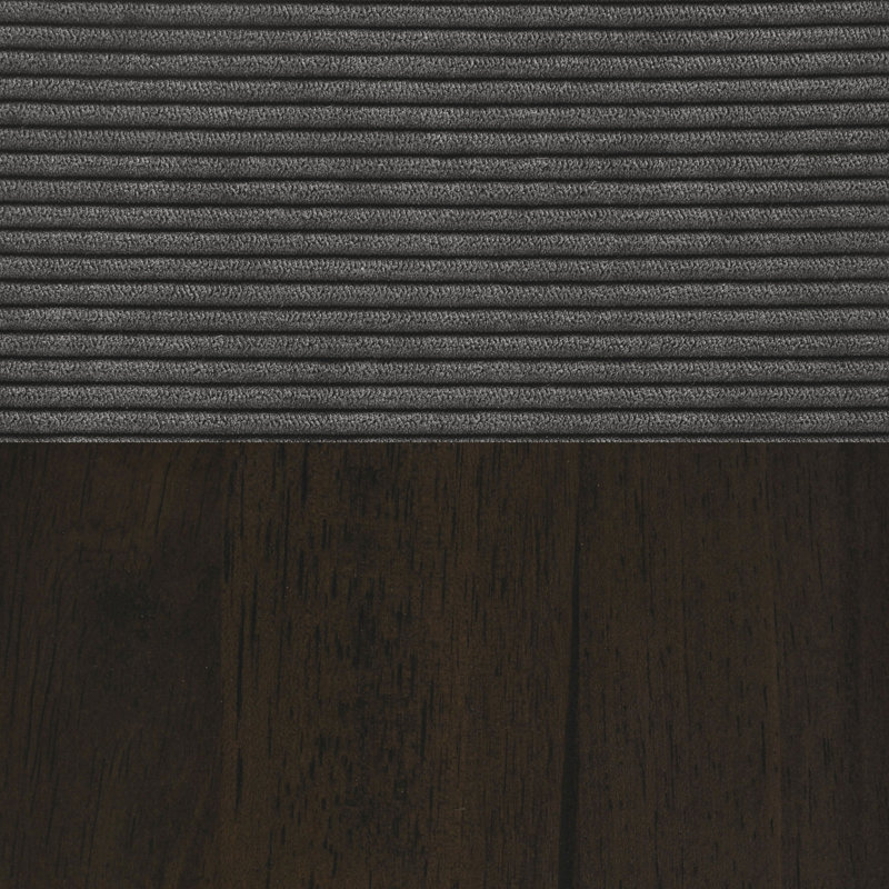 Fauteuil d'appoint rembourré capitonné, Tissu gris anthracite