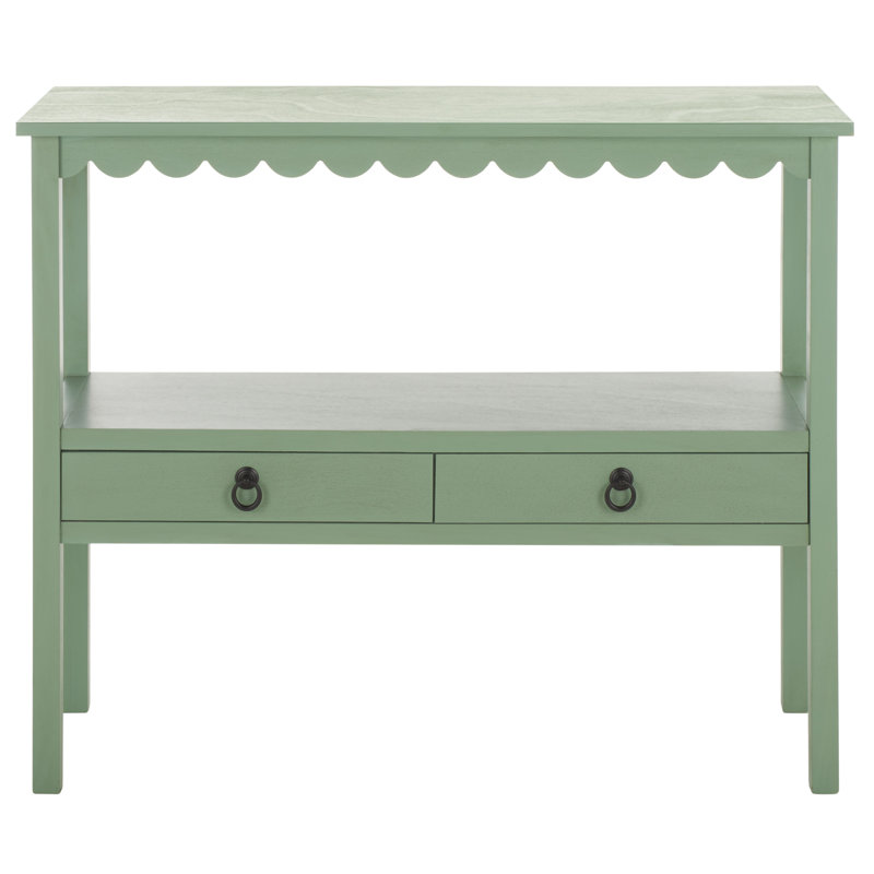 Sacaton Haven Lower 2 Drawer Console, Sage