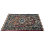 Neddo Hand Woven Cotton and Wool Oriental Area Rug